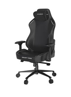 اشتري DXRacer Craft Pro Plus Classic-1 Gaming Chair, Extra Wide And Thick Seat Cushion, Adjustable Armrests, Anti-Pinch Hand Protective Cover, Memory Foam Headrest - Black في الامارات