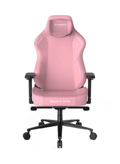 اشتري DXRacer Craft Pro Classic Gaming Chair, Extra Wide And Thick Seat Cushion, Adjustable Armrests, Anti-Pinch Hand Protective Cover, Memory Foam Headrest - Pink في الامارات