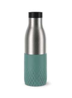 Buy Bludrop Thermal Stainless Steel Bottle Green/Grey/Black 0.5 Litre Green/Grey/Black in UAE