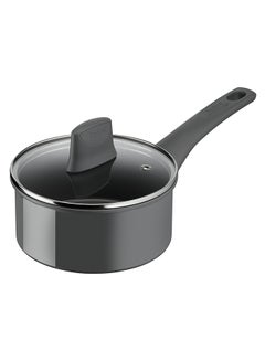 Buy Tefal Renewal Saucepan 16 Cm+Lid Non-Stick Ceramic Coating Eco-Designed Recycled Healthy Cooking Pot Thermo-Signal™ Safe Cookware Made In France All Stovetops Including Induction Grey in UAE