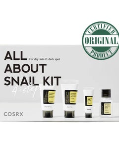 Buy All About Snail Kit 4-Step Beloved Skincare Essentials Infused With Snail Mucin For Perfectly Repairing, Moisturizing, And Soothing Skin 75ml in UAE