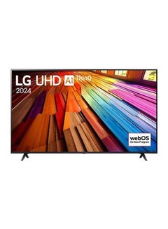 Buy 55 Inch LG UHD UT80 4K Smart TV AI Magic remote HDR10 webOS24 2024 55UT80006LA.AMVE Black in Egypt