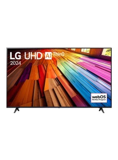 Buy 65 Inch LG UHD UT80 4K Smart TV AI Magic remote HDR10 webOS24 2024 65UT80006LA.AMVE Black in UAE