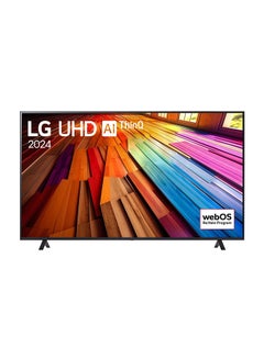 Buy 70 Inch LG UHD UT80 4K Smart TV AI Magic remote HDR10 webOS24 2024 70UT80006LA.AMVE Black in Saudi Arabia