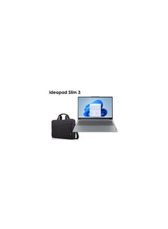 Buy Lenovo IdeaPad Slim 3 15.6 Inch FHD /Core i5,13420H/8GB/512GB SSD/Intel UHD Graphics/Win 11 Grey+  Laptop Bag English/Arabic Grey in UAE