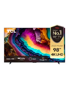 اشتري 98 Inch 4K UHD HDR10+,IMAX,Dolby Vision IQ,Dolby Vision Gaming,HLG Google TV 98P745 Black في الامارات