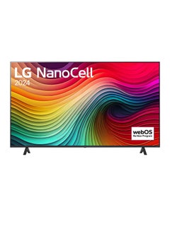 Buy 65 Inch LG NanoCell NANO81 4K Smart TV AI Magic remote HDR10 webOS24 2024 65NANO81T6A.AMVE Black in UAE