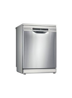 Buy Series 4, Free-Standing Dishwasher, 60 cm, 6 Programs 13 Place Settings - 13 L SMS4EMI60V Silver Inox in Egypt