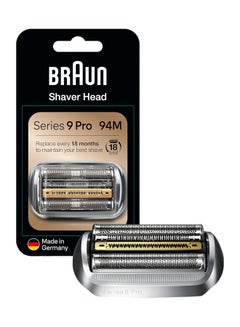 Buy Electric Shaver Head Replacement Part, Compatible With Series 9 Pro And Series 9 Electric Razors For Men Metal in UAE