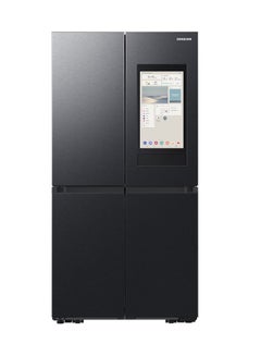 Buy T Style French Door Refrigerator With 21.5" Family HubSmart Food Management, 702L RF71DG9H0EB1AE Black in UAE