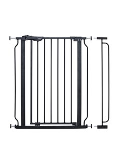 اشتري Secura Baby Safety Gate 76 - 80 CM - Auto Lock Barrier With 10CM Extension - Black في الامارات