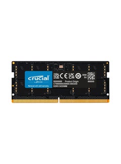 Buy 32GB DDR5-4800 SODIMM Laptop Memory, CL40 Cas Latency, 40-39-39 Extended Timings, 1.1 Voltage, 262 Pin, Unbuffered Non ECC | CT32G48C40S5 32 GB in UAE