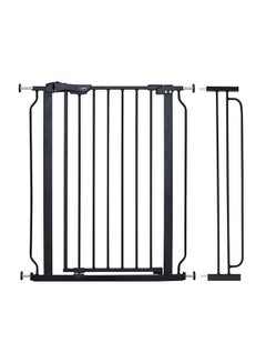 اشتري Secura Baby Safety Gate 76 - 80 CM Auto Lock Barrier With 20CM Extension - Black في السعودية