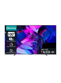 اشتري 100 Inch  4K Smart TV  Mini LED 144Hz 100U7K Black في الامارات