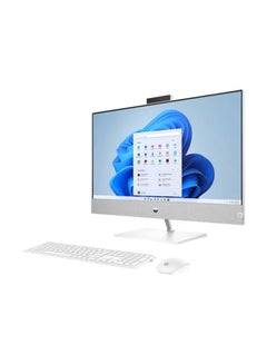 Buy Pavilion 27CA-2152 NH Bundle AIO PC,13th Generation Intel Core I7 Processor, 16GB, 1TB SSD, 27" FHD, 4GB Nvidia Geforce RTX3050, DOS English White in UAE