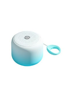 اشتري Wireless Bluetooth Desktop Mini Audio Subwoofer Outdoor Portable Mobile Phone Computer Universal BTS07 Blue/White في الامارات