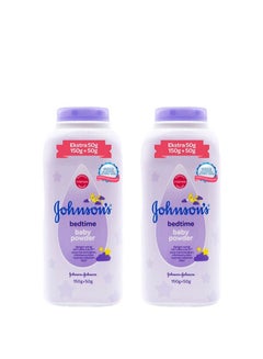 Buy Pack Of 2 Bed Time Baby Powder 200g in Saudi Arabia