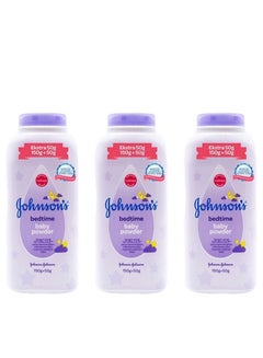 Buy Pack Of 3 Bed Time Baby Powder 200g in Saudi Arabia