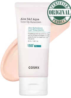 اشتري Aloe 54.2 Aqua Tone-up Sunscreen SPF 50+ PA++++ 50ml في الامارات