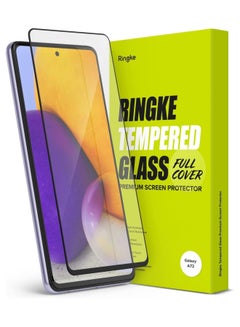 Buy Tempered Glass Screen Protector For Samsung Galaxy A72 Black Black in Egypt