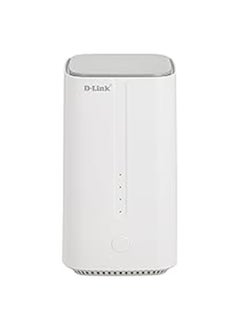 Buy DWR-2000M 5G CPE Router  AX1800 router with 4 x Gigabit LAN ports, 1 x Gigabit WAN port, 1 x FXS port, 1 x USB 3.0 white in UAE