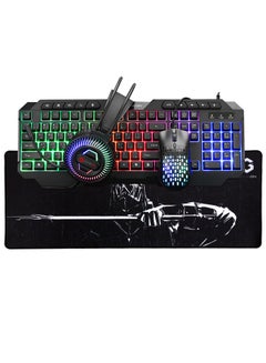 Buy CYPHER XL All In One Gaming Bundle Keyboard Headset Mouse And Mousepad RGB Backlit USB Connectivity For Gamers Black in Saudi Arabia