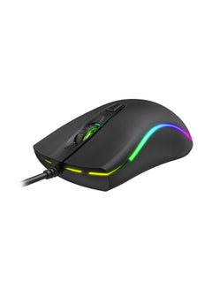 Buy Wired Gaming Mouse, USB Interface, Plug And Play, Ergonomic Design, Comfortable Grip, Suitable For Windows PC Gamers, Black in Saudi Arabia