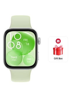 اشتري Watch Fit 3, 1.82" AMOLED Display, Ultra-Slim Design, All-Round Fitness Management, Durable Battery Life, Compatible with iOS & Android + Gift Box Green في الامارات