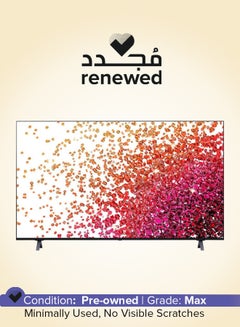 اشتري Renewed - 50-Inch NanoCell Smart TV - 4K 50NANO88 Black في الامارات