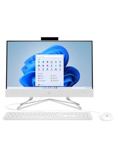 اشتري 200 G4 22 All-in-one Desktop With 21.5-Inch Display, Core i5-1235U Processor/8GB RAM/256GB SSD/Intel UHD Graphics/DOS(Without Windows) English/Arabic White في السعودية