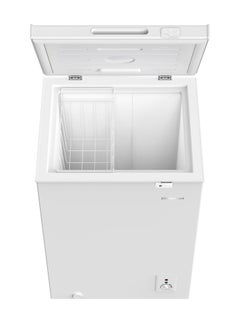 اشتري 140 Ltr Gross /99 Ltr Net Capacity Single Door Chest Freezer, R600a Refrigerant, Mechanical Control, Recessed Handle, Inner 140 L 200 W NCF145 White في الامارات