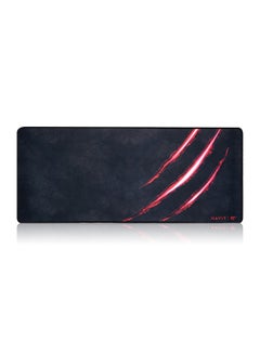 Buy Gaming Mouse Pad, Mousepad with Edge Protection, 700 X 300 X 3 Mm, Black/Red in Saudi Arabia