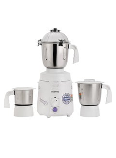 اشتري 3 In 1 Mixer Grinder With Stainless Steel Blade & Jar 1200 W GSB44114 White في السعودية