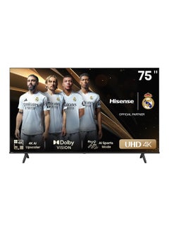 اشتري 75 inch Smart TV UHD 4K E6N-Dolby Vision,Game Mode Plus,Smooth Motion with MEMC,AI Sports Mode,Voice Control,Share to TV,Youtube,Netflix,Disney+,Shahid And Anghami (2024 New Model) 75E6N Black في الامارات