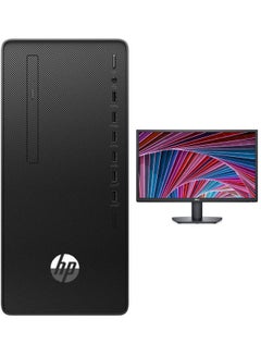 Buy 290 Tower PC, Core i5-12400  Processor/16GB RAM/1TB SSD/Intel UHD 600 Graphics/Windows 11 With Keyboard-Mouse 2GB Vga + Monitor 24 Inch Black in Saudi Arabia