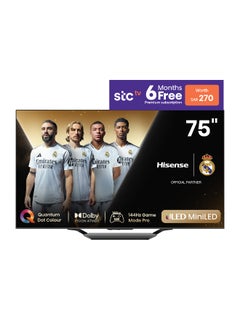 Buy 75inch 4K Smart  MiniLED And Native 120HZ Refresh Rate 75U7N Black in UAE