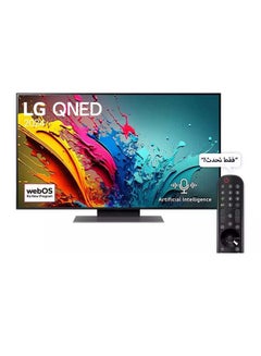 Buy 86 inch 4K Smart TV QNED And Native 120HZ Refresh Rate 86QNED86T6A Black in Saudi Arabia