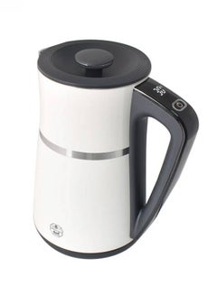 Buy Digital Electric Water Kettle 1.7 L 2200 W E03237 White in Saudi Arabia