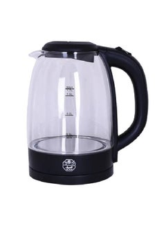 Buy Glass Electric Water Kettle 1.7 L 2200 W E03227 Black in Saudi Arabia