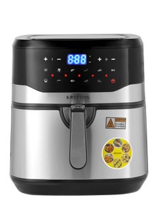 Buy Digital Air Fryer- 9.5 l Capacity With 7.0 L Detachable Inner Basket, Oil Free Cooking/ LED Display With Touch Screen 2 Years Warranty 9.5 L 1800 W KNAF6584 Black/Silver in UAE