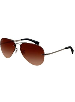 Buy Men's UV Protection Aviator Shape Sunglasses RB-3449-59-004/13 - Grey in Saudi Arabia