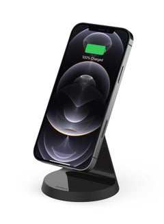 Buy Boost Magnetic Wireless Charger Stand up to 7.5W Charge in Landscape or Portrait Black in UAE