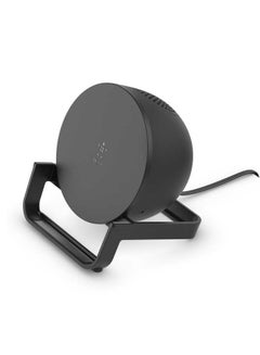 اشتري Wireless Charging Stand with Bluetooth Speaker 10W Black في الامارات