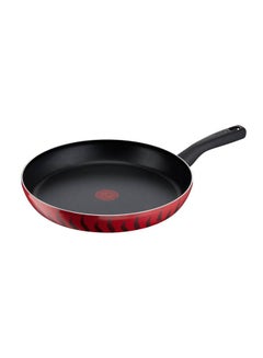 اشتري Tefal Tempo Flame Fry Pan, Size 26 cm, Red - 220091526 Red 26cm في مصر