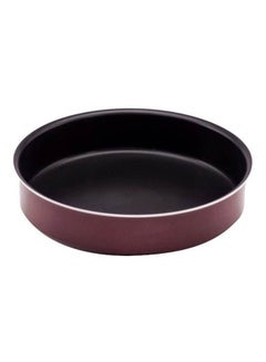 Buy Tefal Armatal Round Oven Tray, Size 28 cm, Dark Red - 220714028 Red 28cm in Egypt