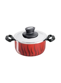 Buy Tefal Tempo Flame Stewpot, Size 30 cm, Red - 220091030 Red 30cm in Egypt