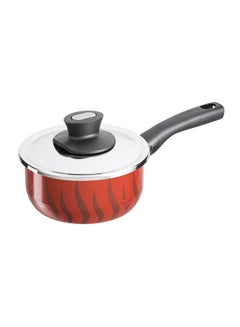 اشتري Tefal Tempo Flame Sauce Pan, Size 18 cm, Red - 220092518 Red 18cm في مصر