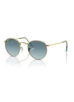 Buy Unisex Round Shape Metal Sunglasses RB3447 001/3M 50 - Lens Size: 50 Mm - Polished Gold in Saudi Arabia