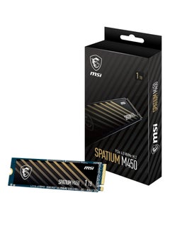 Buy Spatium M450 PCIe 4.0 NVMe M.2 1TB Internal Gaming SSD up to 3600MB/s 3D NAND Up to 1200 TBW, Black 1 TB in Saudi Arabia