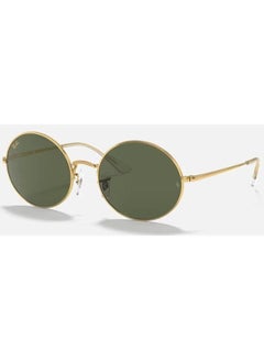 Buy Unisex UV Protection Round Shape Sunglasses RB-1970-54-9196/31 - Gold in Saudi Arabia